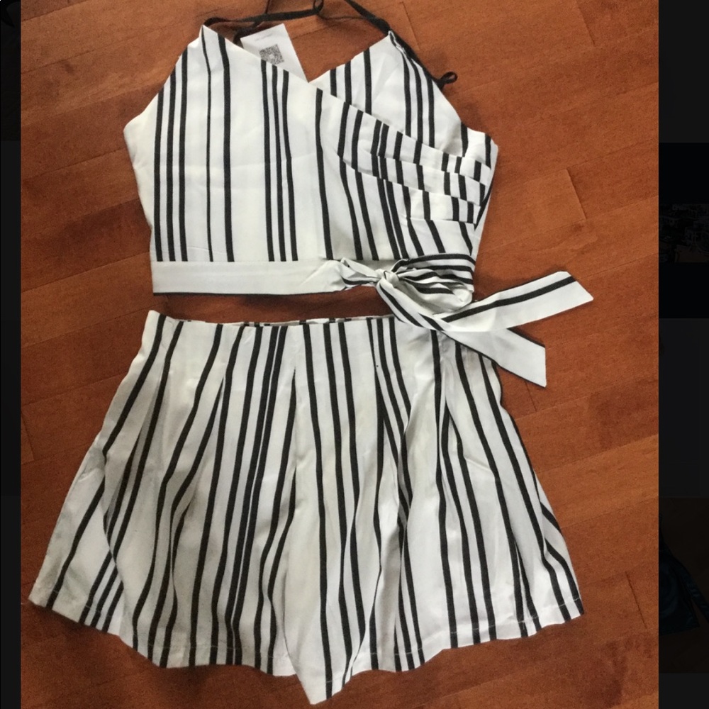 Zaful, stripped two piece